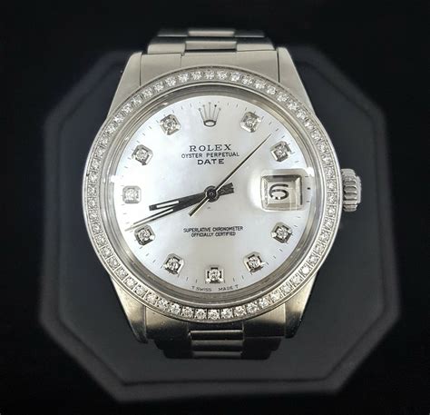 34mm rolex mens|Rolex 34mm diamond bezel.